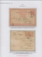Delcampe - Türkei: 1872/1917, Imperial Ottoman Mail In Palestine/Holyland, Extraordinary Exhibit On 27 Album Pa - Gebruikt