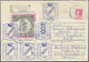 Ukraine: 1918/2004, Accumulation Of Ca. 270 Covers (many Sent To USA) And Unused And Used Postal Sta - Oekraïne