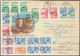 Ukraine: 1918/2004, Accumulation Of Ca. 270 Covers (many Sent To USA) And Unused And Used Postal Sta - Ukraine