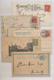 Delcampe - Europa: 1904/1955, More Than 260 Interesting Covers And Postal Stationeries, Mostly Europe, With Man - Andere-Europa