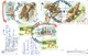 26A : Russia Bear Stamps Used On Honey Bee Cartoon Postcard - Covers & Documents