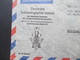 DDR Fünfjahrplan 1962 Luftpostbrief Nach Melbourne Australien Firmenumschlag Deutsches Entomologisches Institut Berlin - Covers & Documents