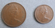 Lot 2 Monnaies Du Royaume-Uni—2 Pence Et 1 Penny—1971 - Altri & Non Classificati