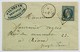 Lettre Fevrier 1870 Randan, Puy De Dome --> Riom, Affr. 20c Type Napoleon, Losange GC 3082 - 1849-1876: Période Classique