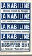CHROMO LA KABILINE ARMES DES VILLES DE FRANCE VERSAILLES  CHATEAU DE VERSAILLES ET STATUE DE LOUIS XIV - Other & Unclassified