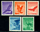 Liechtenstein 1934 Birds,Eagle,Adler,Aigle,Oiseaux,Uccelli,Mi.143-47y,MNH,CV$375 - Adler & Greifvögel