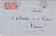 Brief Von Romont Nach Fribourg Am 26.III.1869 Mi: Paar 30 Sitzende Helvetia - Covers & Documents