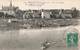 49 Bouchemaine Vue Sur La Plage Cpa Cachet Tireté 1918 Griffe T Taxe - Andere & Zonder Classificatie