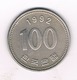 100 WON  1992 ZUID KOREA /769/ - Corée Du Sud