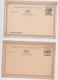 Entier Postal Vierge Hong Kong Lot De 2 Entiers Postaux Queen Victoria Stationery Post Card Overprint One Cent Surcharge - Entiers Postaux