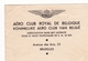 Lettre 1947 Aéro Club Royal De Belgique 50e Anniversaire Koninklijke Aero Club Van België - 1929-1937 Heraldieke Leeuw