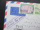 Saudi-Arabien 1977 KSA Postage MiF Air Mail / Luftpost Nach Weissenthurm 25th ANNIVERSARY OF THE RIAD - Arabia Saudita
