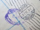 Delcampe - GB 1937 Georg V Nr. 180 / 181 MiF Violetter Registered Stempel Einschreiben Finchley 3 Nach Plauen Rücks. 5 Stempel - Briefe U. Dokumente