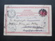 Schweden 1896 Ganzsache Aus Stockholm Nach Berlin Und Von Dort Weitergeleitet Nach Wernigerode Jeweils Mit Stempel - Storia Postale