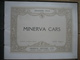 Luxueux & Superbe Catalogue Automobile De 1914 MINERVA MOTORS LONDON - 36 Pages Illustrées - 3 Planches Couleurs - Reclame