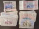 Lot De 36 Billets De Loterie "Gueules Cassées" 1937 à 1942 Dont Un Complet Et Plusieurs Avec Vignette - Lottery Tickets