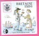 BLOC CNEP N° 7  SALON PHILATELIQUE DE RENNES BRETAGNE 1986 COSTUMES BRETON COEURS Cnep07 - CNEP