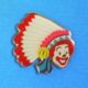 1 PIN'S //  ** RONALD / COIFFE DE CHEF INDIEN COMANCHE / McDONALD'S ** . (McDonald's 2001®) - McDonald's