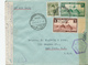 DDW 030 -- EGYPT WWII CENSORSHIP - Air Mail Cover Franked CAIRO 1944 To USA - Double Censored Egypt And USA - Lettres & Documents