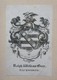 Ex-libris Héraldique Illustré XIXème - RALPH WILLIAM GREY - BACKWORTH - Ex-libris