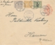 Nederlands Indië - 1923 - 12,5 Cent Wilhelmina, Envelop G46 Met Tricolore Bijfrankering Van Batavia Naar Hanau / Dld - India Holandeses