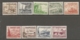 DR - Yv. N°  594 à 602 Mi 651 Bis 659  Complet *  Secours D'hiver  Cote  25 Euro TBE   2 Scans - Unused Stamps