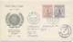 Michel 440-441 Auf FDC Gelaufen Larvik - Gzira (Malta) - AK Stempel Valetta - Cartas & Documentos