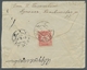 Georgien: 1919, "60 Kop. Carmin, Unperforated", Rare Single Franking Backside On Cover From KUTAIS - - Georgien