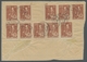 Georgien: 1920, "2 Rbl. Brown", Ten Values (all Units) At The Back As Correct Multiple Franking On R - Georgia