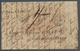 Indien: 1861, Markenloser Brief Aus Madras Via Aden Nach Mauritius, Vorderseitig Aufgabestempel Und - 1882-1901 Impero