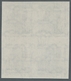 Delcampe - Indien: 2000-2002, Zehn Verschiedene Freimarkenausgaben, Jeweils Ungezähnt Im Viererblock Auf Wasser - 1882-1901 Empire