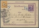 Niederländisch-Indien - Ganzsachen: 1900, Postkarte Wertstempel Wilhelm III., 5 Cent., Frageteil Der - Other & Unclassified
