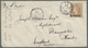 Südaustralien: 1877, Zwei Briefe, Jeweils Frankiert Mit Königin Victoria, 8 PENCE Auf 9 P. Rotbraun, - Cartas & Documentos