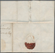 Tasmanien: 1835, Complete Folded Letter To Edinburgh/Scotland With Black Tax-handstamp "1", On Rever - Covers & Documents