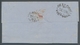 Victoria: 1855, 6 Pence Orange, Allseits Vollrandig Geschnitten Auf Geschäftsbrief Von Geelong über - Cartas & Documentos