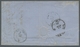 Ägypten: 1866, 1 Pi Lilac Perf 13 X 12 1/2 As Single Franking Tied To Folded Letter By Blue POSTE VI - 1866-1914 Khedivato De Egipto