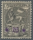 Äthiopien: 1907, "16 G. On 8 G. Purple Misprint", Mint Hinged Value With Additional Missing Dagmavi - Ethiopia