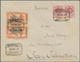 Spanisch-Marokko: 1920, Registered Express Letter From LARACHE Franked With 40 Cs. Alfons XIII Impri - Marruecos Español