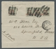 Britisch-Guyana: 1890, "One Cent On $3 Frigate Sandbach", Horizontal Three Stripes And Single Value - Guayana Británica (...-1966)