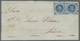 Delcampe - Peru: 1858, "1 Pes. Wappen", Farbfrischer Vollrandiger Wert Mit Klarem TRUX. Auf Behördenbrief, Fran - Perú