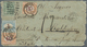 Uruguay - Besonderheiten: 1874, 10 C Blue On Letter (before UPU) From Montevideo To Italy, There Fra - Uruguay