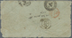 Uruguay - Besonderheiten: 1874, 10 C Blue On Letter (before UPU) From Montevideo To Italy, There Fra - Uruguay