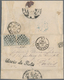 Belgien: 1868: Entire Letter Sent By The "ministère Des Travaux Public" Franked With Pair Of Belgiqu - Cartas & Documentos