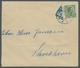 Dänemark - Färöer: 1919, "5 Öre Green" Denmark With Halved Stripe From S 12 On Slightly Shortened Le - Islas Faeroes