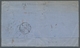 Frankreich: 1860, Napoleon II, 80 C Rosa Drei Vollrandige Werte (1 Marke Links Tangiert) Auf Brief ( - Used Stamps