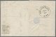 Frankreich: 1870, 40 C Orange With Retouched "4" Cancelled With Star-stamp On Complete Folded Letter - Usados