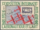 Frankreich: 1930, 1,50 Fr. Flugpostmarke Mit Durchlochung "E.I.P.A. 30", Auf Nummerierter R- Austell - Used Stamps