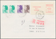 Frankreich - Automatenmarken: 1970, Montgeron "SA 00001", 0.30fr. Type 2 In Combination With 2x0.20f - Other & Unclassified