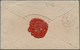 Gibraltar: 1864, Envelope Franked With 6 D Lilac Cancelled By The "A26" Obliterator With Cds "GIBRAL - Gibraltar
