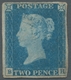 Großbritannien: 1840, "ONE PENNY" Black And "TWO PENCE" Blue, The First-ever Definitives In Very Sca - Other & Unclassified